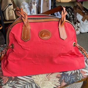 EUC Dooney and Bourke red dome bag.